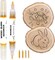 2 PCS Wood Burn Marker Pen, Wood Marker Burning Pen Used for Drawing Wooden Burning Marker, Making It an Ideal Choice for Making Gifts, Handicrafts. Suitable for Beginners(comes with 4 nibs